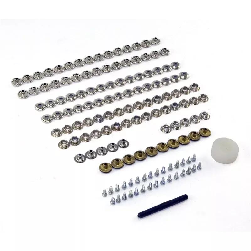 Omix Soft Top Snap Kit fits 1955-1986 Jeep CJ5, CJ7, Scrambler, Willys