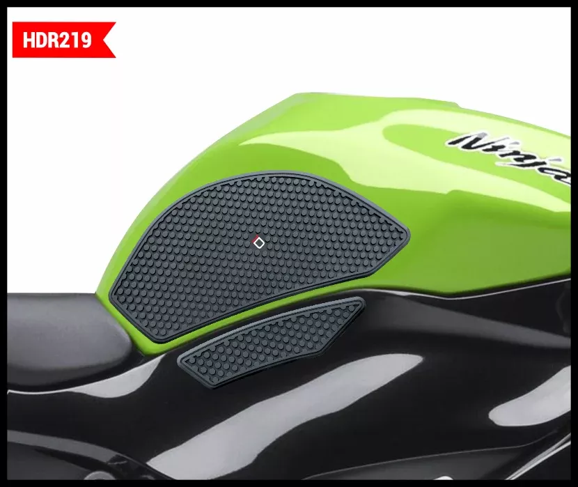 One Emblems HDR Tank Side PAD Black - HDR219 Kawasaki Ninja 2009-2023