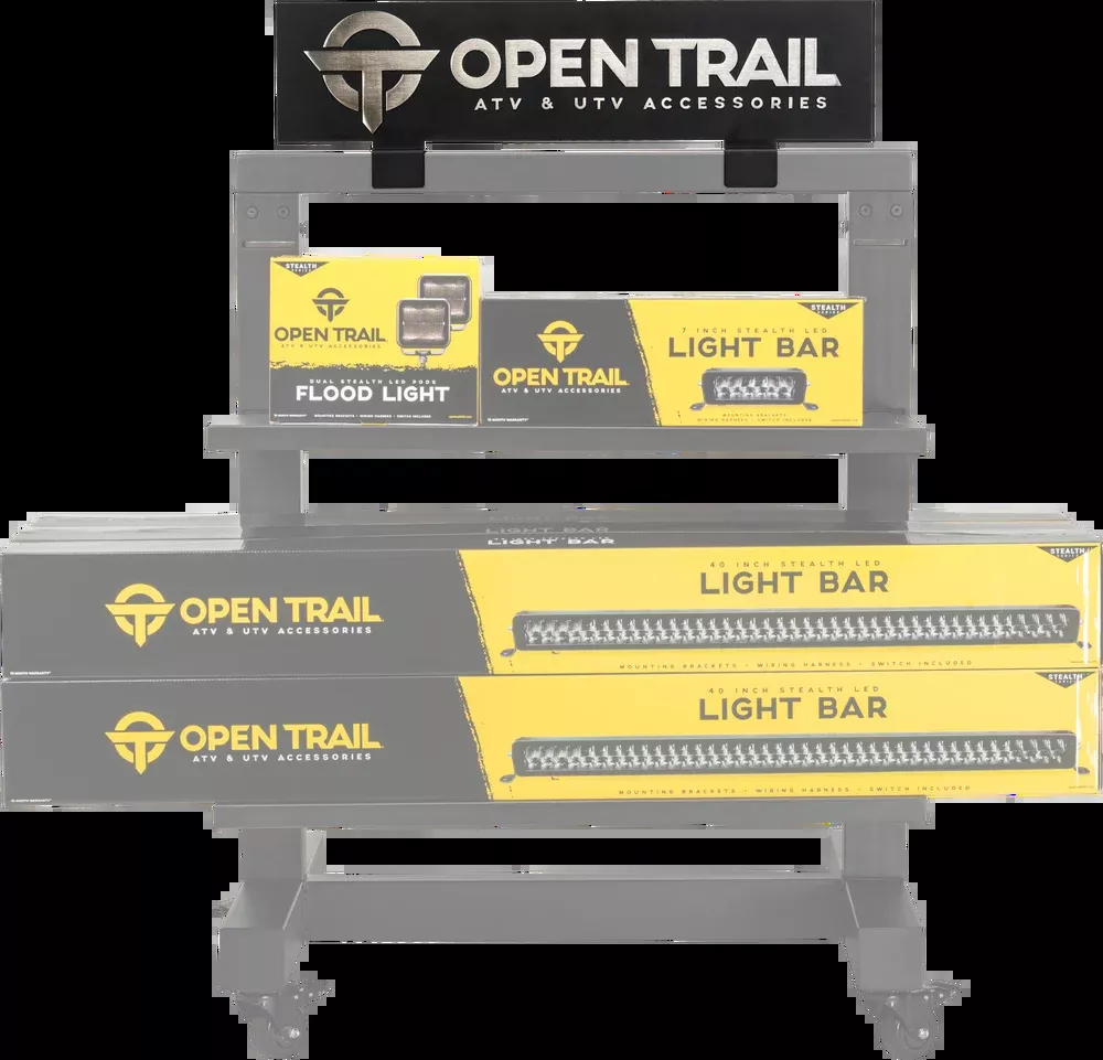 Open Trail Battery Display Header – 30″ HEADER OPEN TRAI