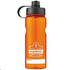 ORANGE PLASTIC WIDE MOUTH