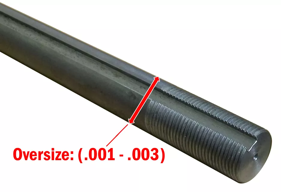Oversized 1" Steel Live Axle 36"