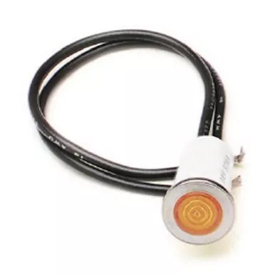 Painless Wiring 1/2in Amber Dash Light 80208