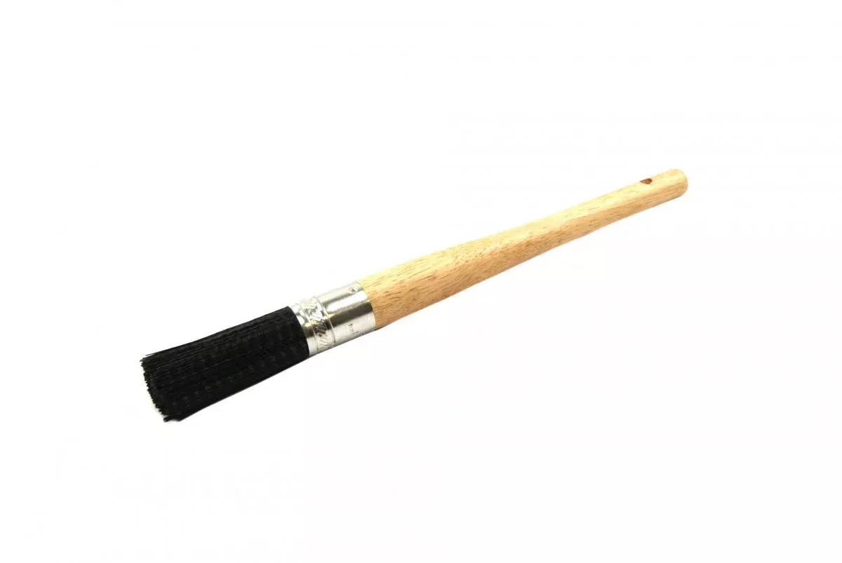 PARTS CLEANING SOLVENT BRUSH WITH HEAVY DUTY NYLON BRISTLES