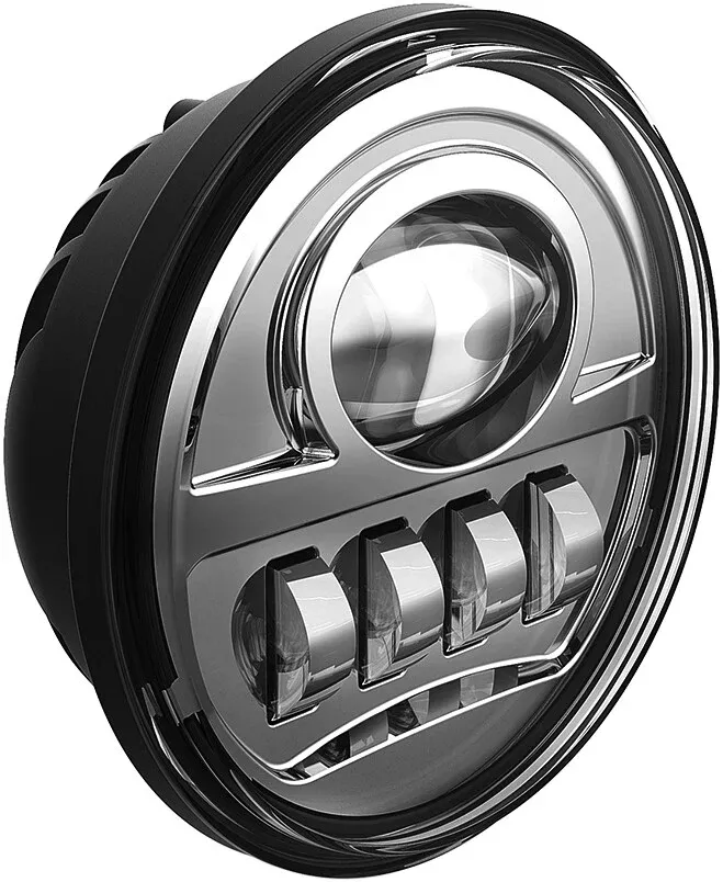 Pathfinder 4.5″ Modern LED Passing Lamps Kit Chrome – HDPL4C