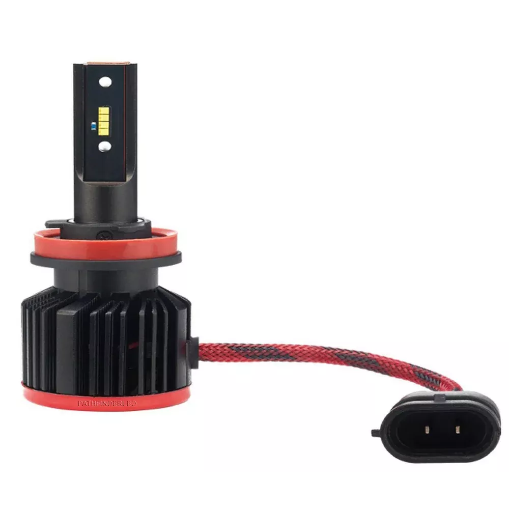 Pathfinder H11 FAN Heatsink Headlight High Performance TRI-LED Bulb – H11F3-B