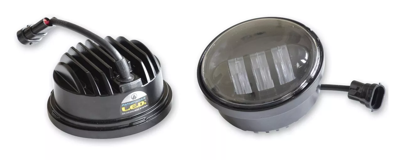 Pathfinder LED High Definition 4.5" Passing Lights For Harley 2002-2013