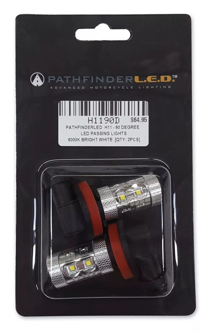 Pathfinder LED Rugged H11 Passing Light Kit For Indian 2014-2020