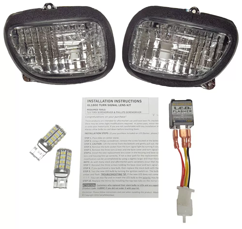 Pathfinder LED Turn Signal Kit Smoke Lens PR – G18TSK Honda Motorcycles 2001-2017