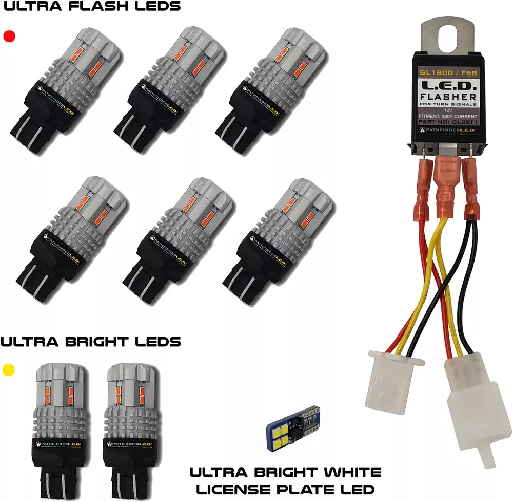 Pathfinder Rear LED Conversion Kit Flashes 4X When Braking – G18RPE Honda Motorcycles 2001-2017