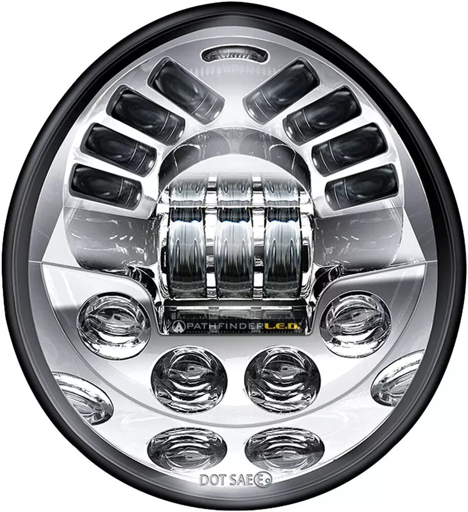 Pathfinder V-ROD Headlight Chrome – V2VRDC For Harley 2002-2017