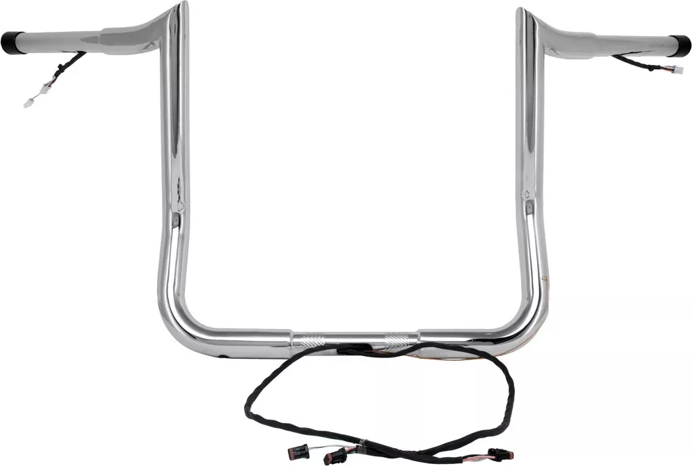 Paul Yaffe Bagger Nation 14″ Monkey Bagger Bar Prewired Chrome ` – MBBPW-14 C For Harley Electra Glide 2010-2019