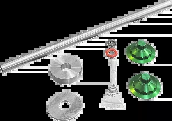 Paul Yaffe Bagger Nation Standard 12 Point Front Axle Cover Kit For Y-Axle Rod