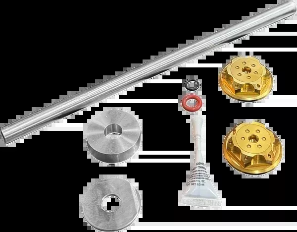 Paul Yaffe Bagger Nation Standard Turret Front Axle Cover Kit For Y-Axle Rod