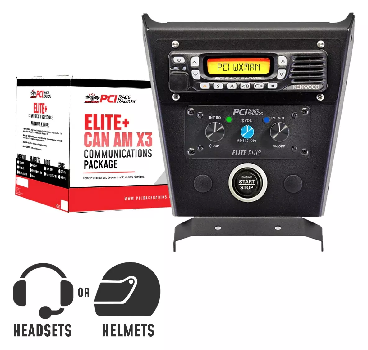 PCI Radios Elite Communications Kit Can-Am X3 2017-2026