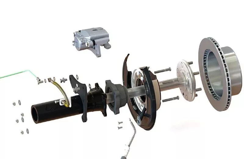 Pedders Rear Brake Conversion Kit (6 Lug) fits 2005-2020 Toyota Tacoma