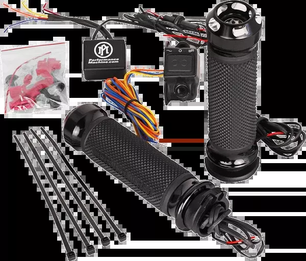 Performance Machine (PM) Apex Heated Grips – Cable – Contrast Cut