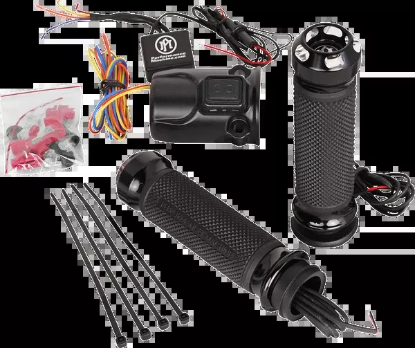 Performance Machine (PM) Apex Heated Grips - FLTRX - Contrast Cut