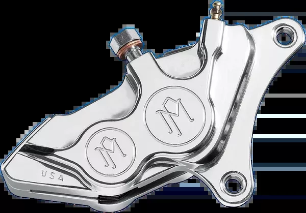 Performance Machine (PM) Caliper – Front Right – Chrome – 00-17 Harley-Davidson