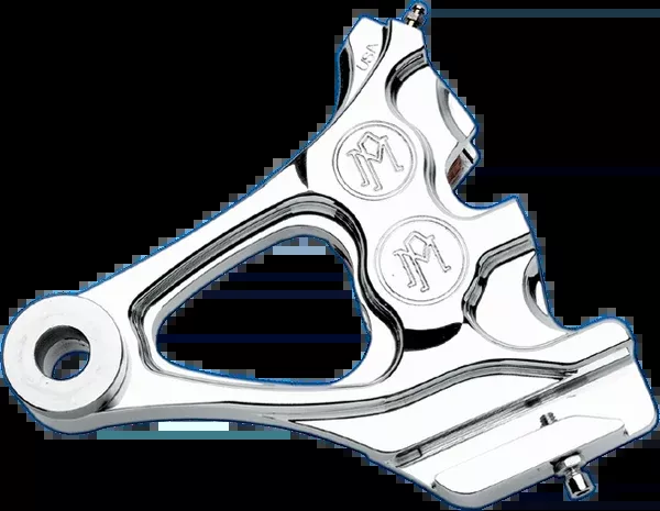 Performance Machine (PM) Caliper - Rear - Chrome - 87-99 Softail