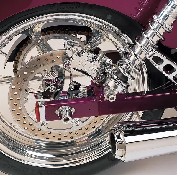 Performance Machine (PM) Caliper – Rear – Chrome – 91-99 FXDB/C/L