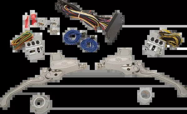 Performance Machine (PM) CAN-Bus Handlebar Control Kit – Hydraulic – 9/16″ Master Cylinder – Chrome