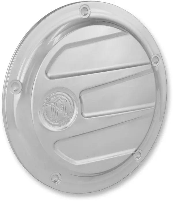 Performance Machine (PM) Derby Cover – Scallop – Chrome