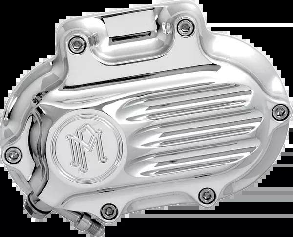 Performance Machine (PM) Hydraulic Clutch Actuator Cover - Fluted - Chrome