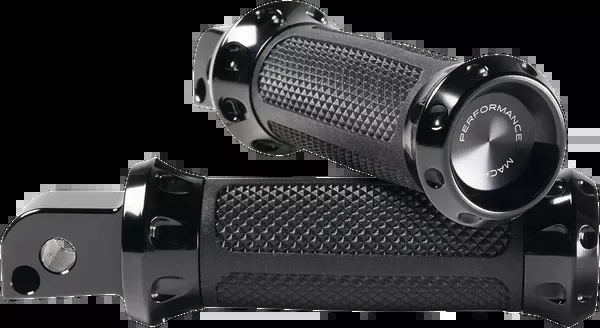Performance Machine (PM) Overdrive Foot Pegs – Passenger – Black – FL/FX