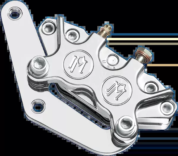 Performance Machine (PM) Single Disc Caliper – Front – Polished 84-99