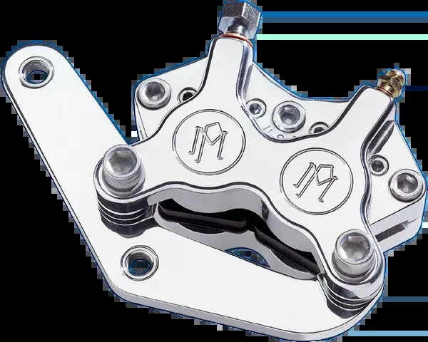 Performance Machine (PM) Single Disc Caliper – Front – Polished 87-99