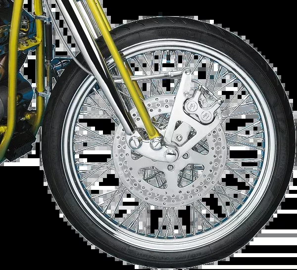 Performance Machine (PM) Single Disc Caliper - Front - Polished - Springer 88-99