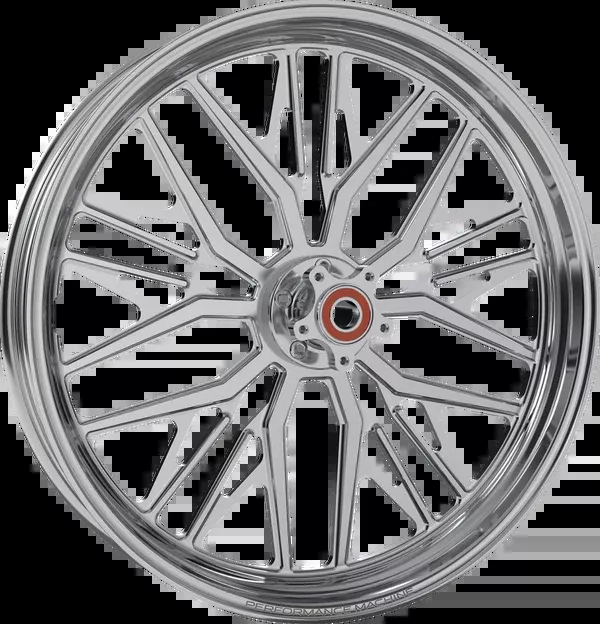 Performance Machine (PM) Wheel – Nivis – Front – Dual Disc/With ABS – Chrome – 21×3.5