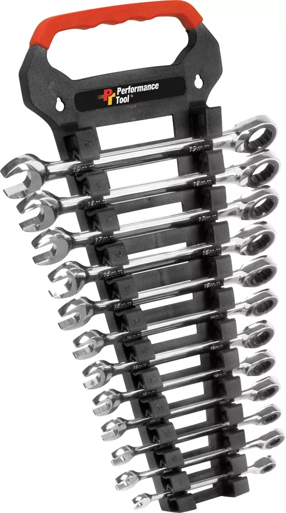 Performance Tool 12 PC MET Ratchet Wrench SET – W30642