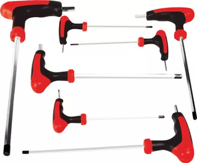 Performance Tool 7 Pc Sae T-Handle Set Hex - W1711