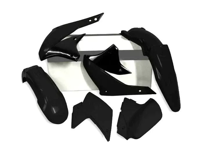 PLASTIC KIT 07-15 KLX450 BLACK, RTECH R-KITKLX-NR0-407