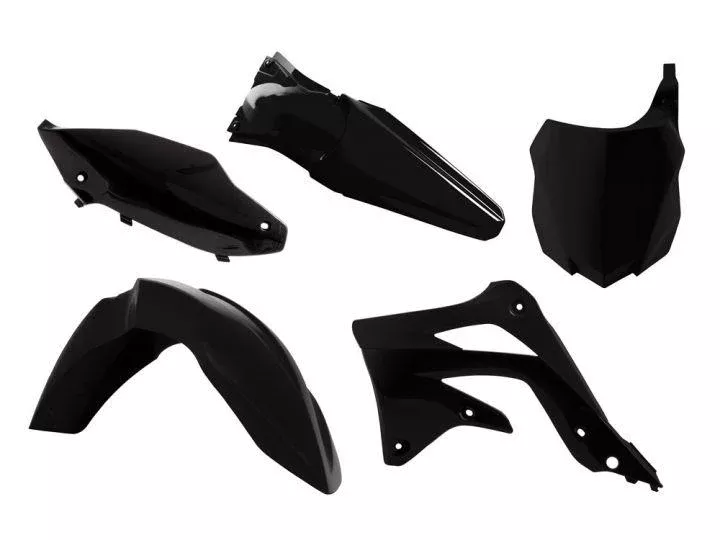 PLASTIC KIT/5 13-15 KX450F, BLACK RTECH R-KITKXF-NR0-515