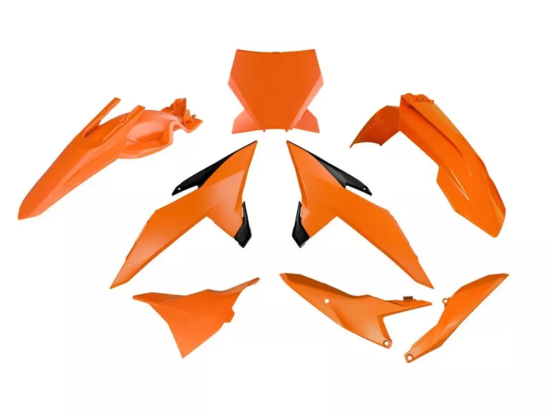 PLASTIC KIT 6PC KTM 85 2025 R-TECH ORANGE R-KITKTM-OEM-885