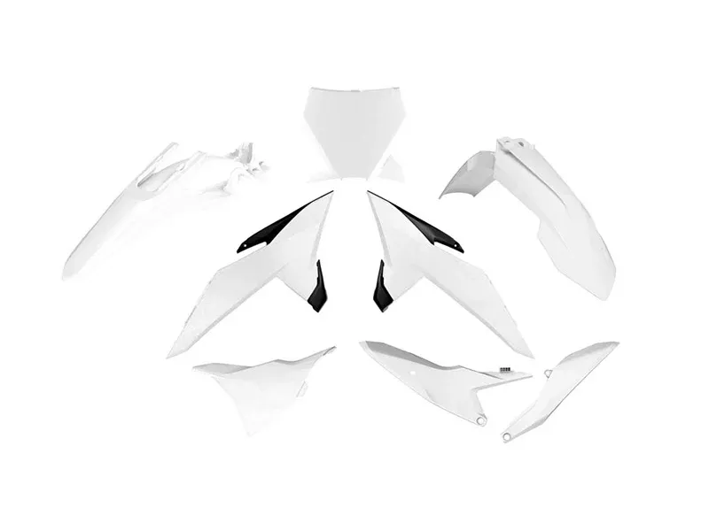 PLASTIC KIT 6PC KTM 85 2025 R-TECH WHITE R-KITKTM-BN0-885