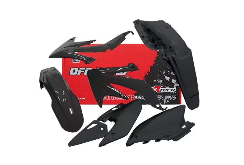 PLASTIC KIT CRF450X 08-19, RTECH R-KITCRX-NR0-415