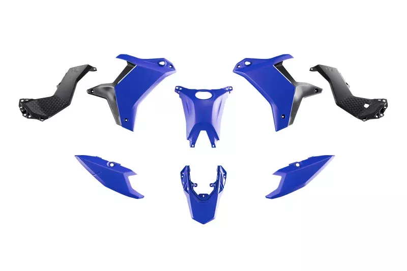 PLASTIC KIT YAMAHA TENERE 700 2025 R-TECH R-KITT70-BL2-025 BLUE & BLACK