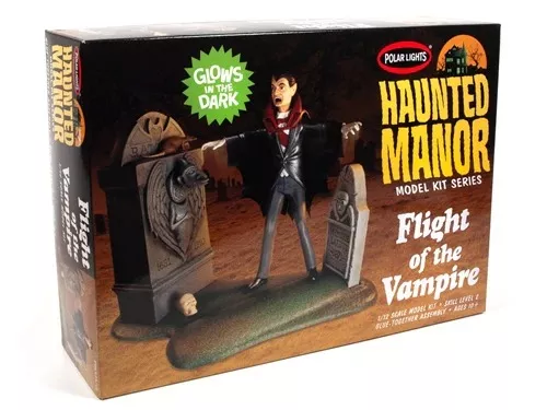 Polar Lights Haunted Manor: "Flight of the Vampire"1:12 Scale Model Kit