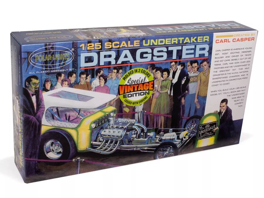 Polar Lights "Undertaker" Dragster From Carl Casper (1:25 Scale Model Kit)