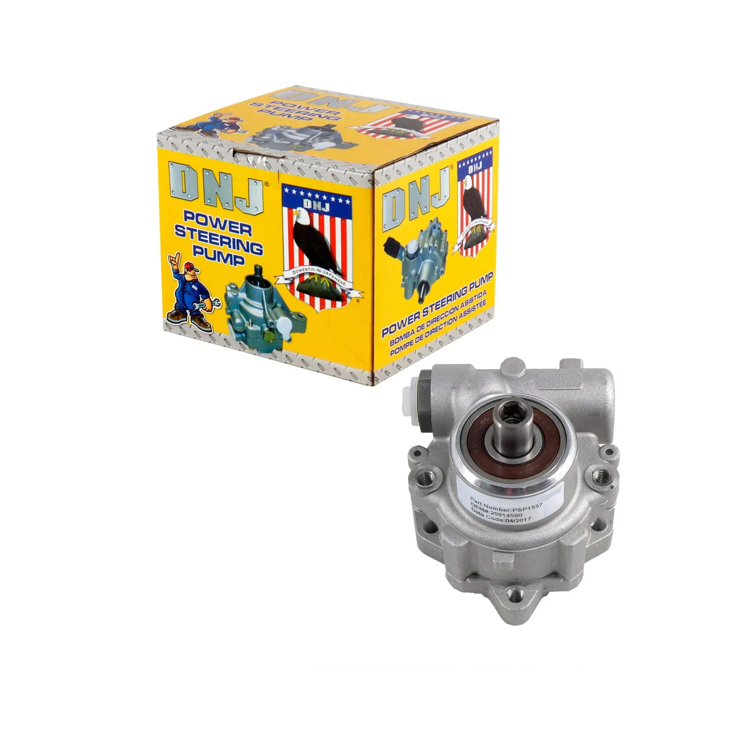 Power Steering Pump 2008-2014 Cadillac 3.0L-3.6L