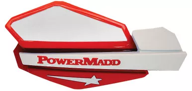 Powermadd Star Series Handguards Red/White - 34222
