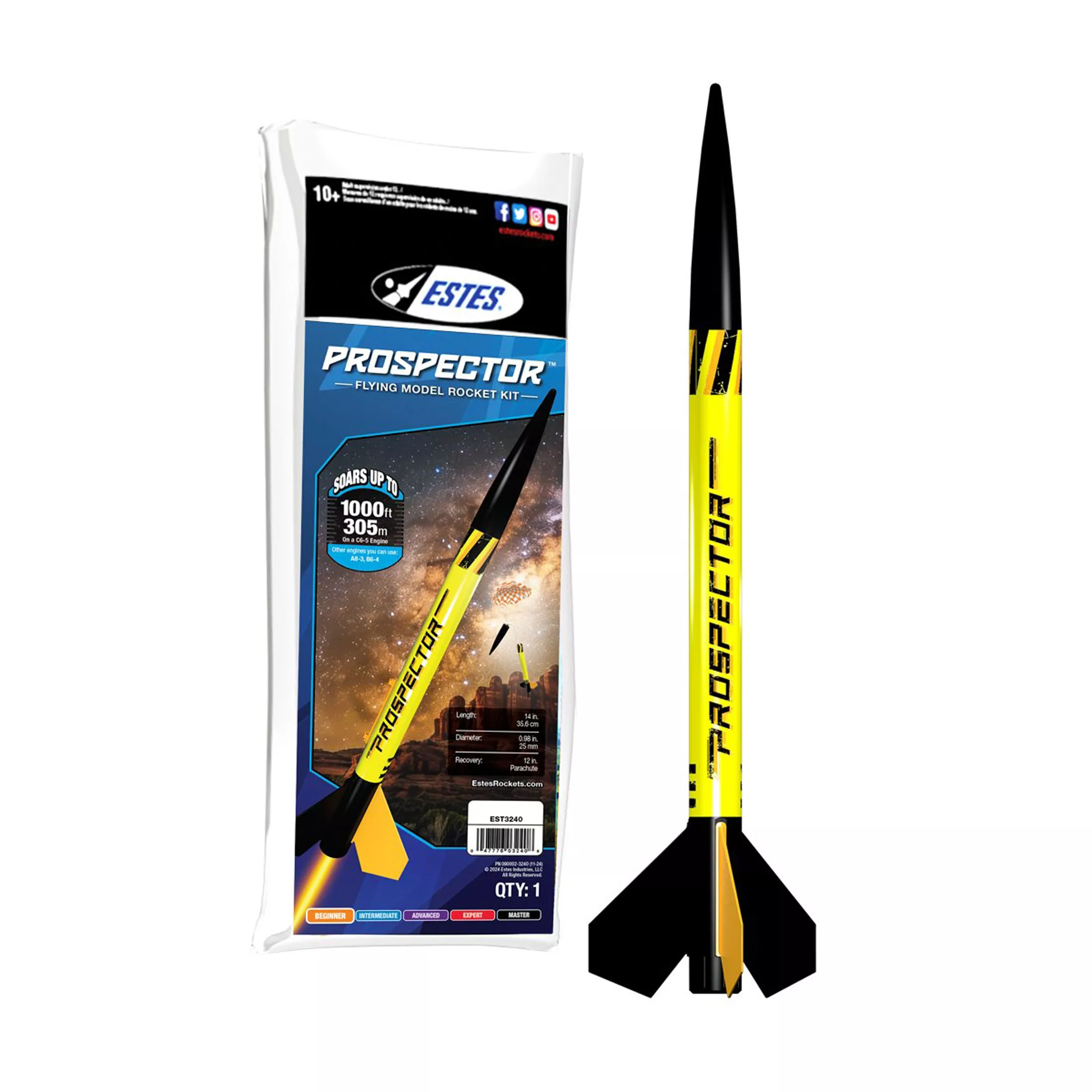 Prospector Estes Model Rocket KitBeginner