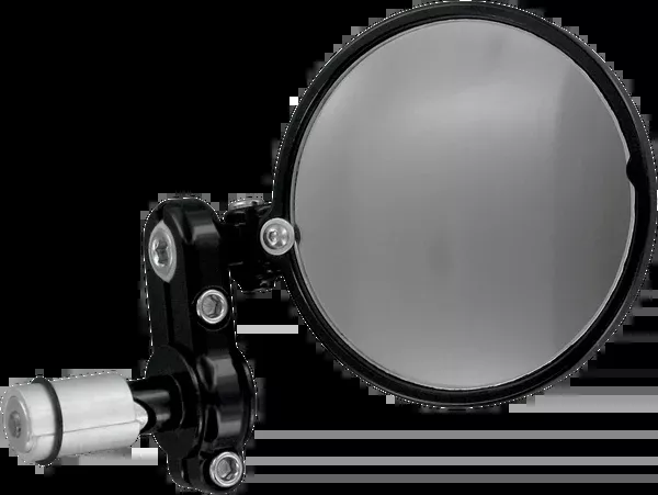 PSR Mirror - Franco/Folded-In - Side View/Bar-End - Round - Black