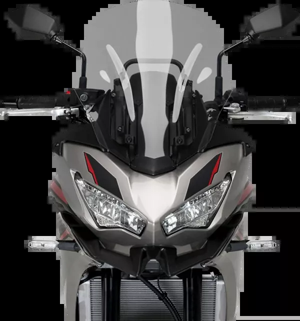 PUIG HI-Tech Parts Touring Windscreen - 18-3/4" - Smoke - Versys 650