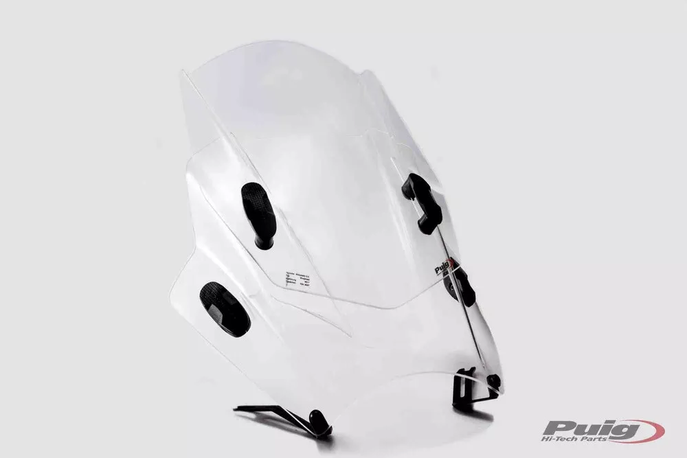 Puig Hi-Tech Parts Windscreen UP & Down Clear - 2193W For Triumph Motorcycles 1995-2019 | Ducati Motorcycles 2007-2019