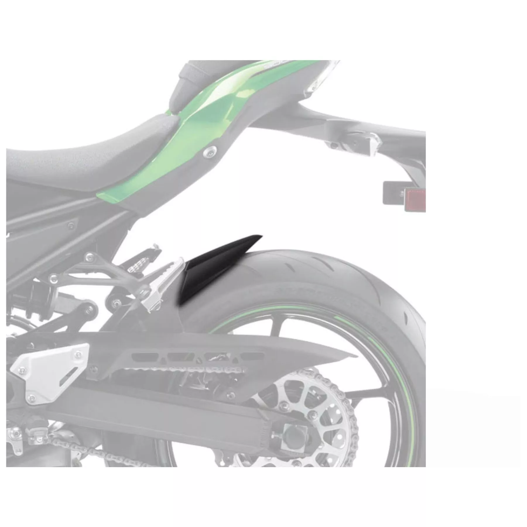 Puig Rear Fender Extender Kawasaki Z H2 2020-2022