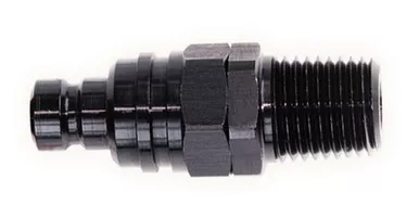 Q/R Male 1/2 NPT Plug Black 52808